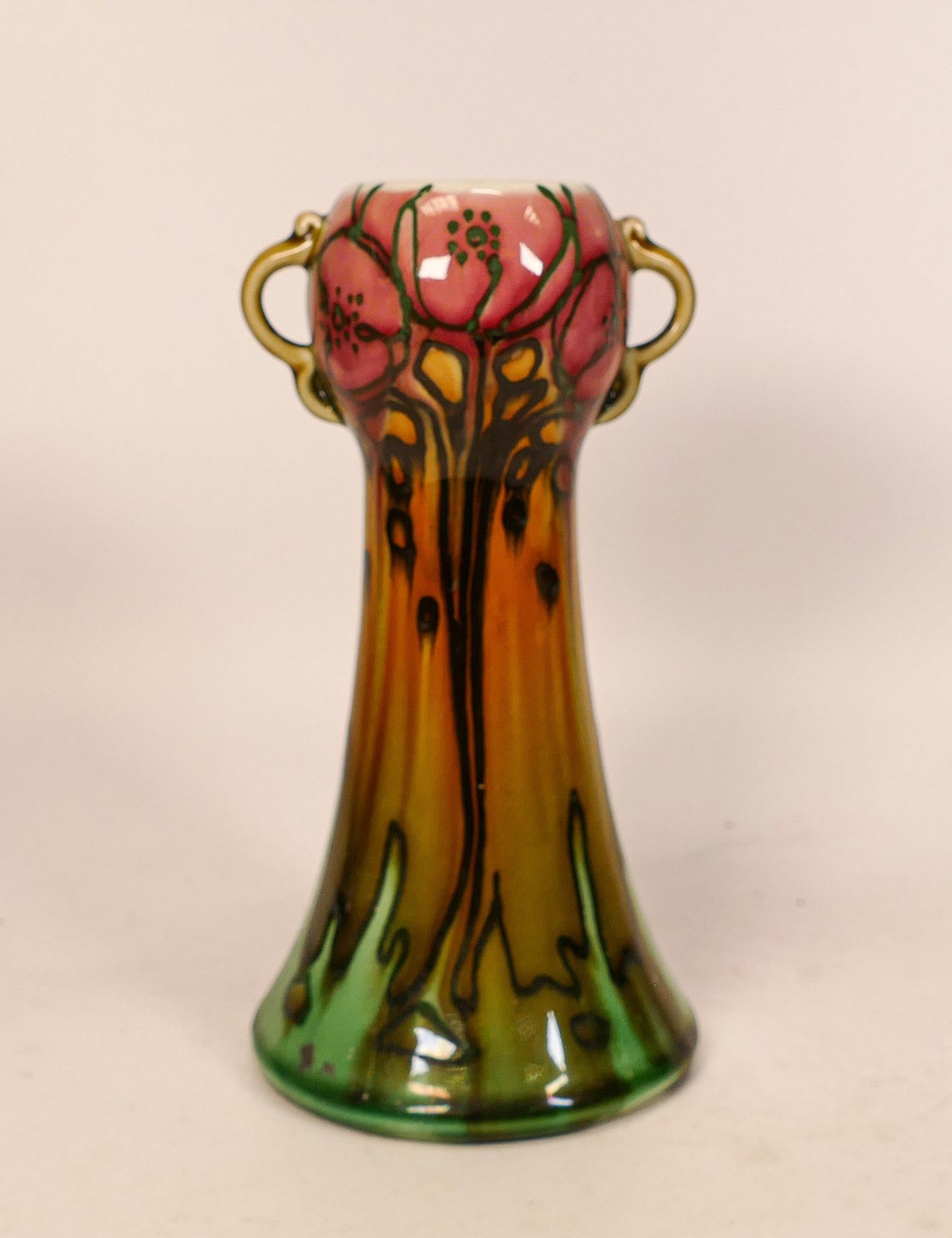Minton Secessionist Vase, height 17.5cm
