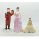 Coalport Christmas Carollers limited edition together with kate and Victoria (3)