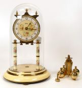 Vintage Brass German Koma Domed Anniversary Clock