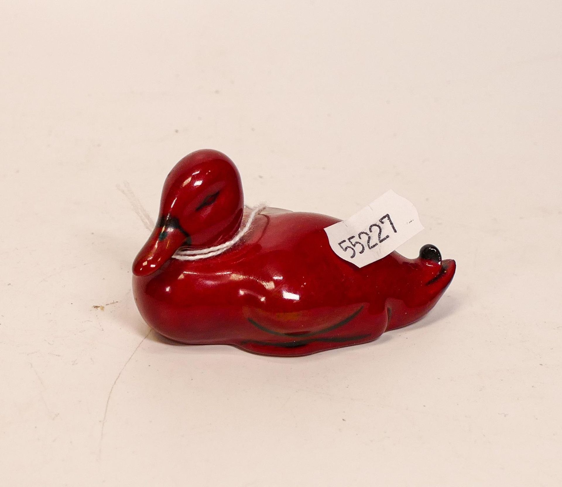 Royal Doulton Small Flambe Small Duckling , height 4cm