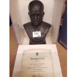 Wedgwood black Basalt bust of Dwight D. Eisenhower