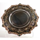 De Lamerie Fine silver plate and part gilt lay plate / tray, specially made high end quality item,