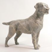 North Light large resin figure of a standing Labrador, height 35cm. This was removed from the