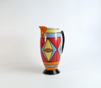 Lorna Bailey Egyptian pattern large jug, limited edition, Old Ellgreave backstamp, height 31cm