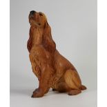 North Light large resin figure of a Spaniel, height 31cm. This was removed from the archives of