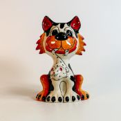 Lorna Bailey hand decorated fireside cat, colourway