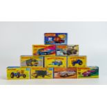 A collection of boxed Matchbox 1-75 series toy cars & vehicles to include 37d Soopa Coopa, 37c Dodge