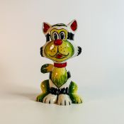 Lorna Bailey hand decorated fireside cat Billy, colourway