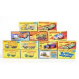 A collection of boxed Matchbox 1-75 series toy cars & vehicles to include 45c Ford Group Six x 2,