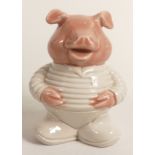 Wade prototype money bank as a Pig in a space suit, h.13cm, unmarked. This was removed from the