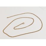 9ct gold 24 inch necklace, 6.7g.