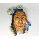 Beswick wall plaque of an Indian Chief 282