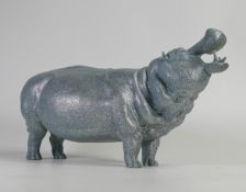 North Light large resin figure of Hippo, height 19cm. This was removed from the archives of the Wade