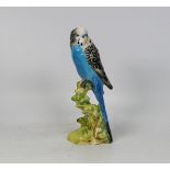 Beswick blue budgie facing left 1216