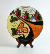 Lorna Bailey Watlands Avenue pattern large charger, limited edition, diameter 33.5cm