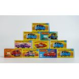 A collection of boxed Matchbox 1-75 series toy cars & vehicles to include 22c Pontiac Coupe x 2, 22e