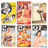 A collection of 1950's Gents small glamour magazines including QT, The Best of Beauty, Scanty's,