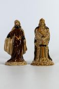 Wade figures Arthur and Guinevere from the Camelot collection. Height 11cm. These items were removed