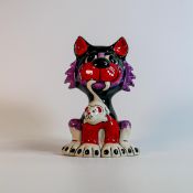 Lorna Bailey hand decorated fireside cat, colourway