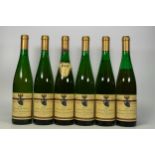 Six bottles of Pieroth 1988 Klusserather St. Michael white wine (6)