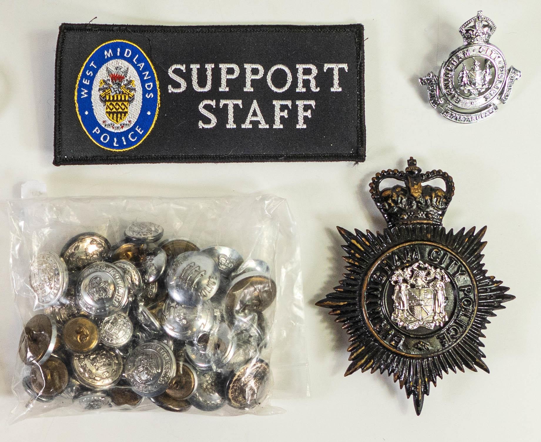 A good collection of vintage police badges, patches, buttons etc. - Image 5 of 5