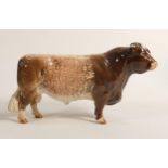 Beswick Dairy Shorthorn Bull 1504(a/f - tiny chip to front foot)