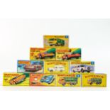 A collection of boxed Matchbox 1-75 series toy cars & vehicles to include 3c Mercedes Ambulance x 2,