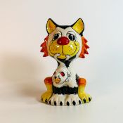 Lorna Bailey hand decorated fireside cat, colourway