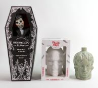 Wade Tequila & Gin themed ceramic decanters including Boxed Fallen Angel Gin, Boxed Bendecido El