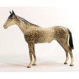Beswick racehorse Bois Roussel in rocking horse grey gloss 701.
