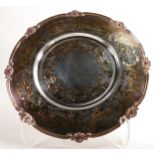 De Lamerie Fine silver plate and part gilt lay plate / tray, specially made high end quality item,