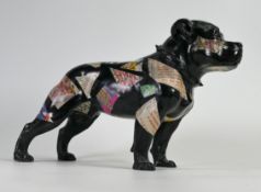 North Light large resin figure of a Staffordshire Terrier, height 21cm. This was removed from the