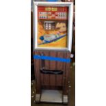 Bell Fruit mechanical type freestanding fruit machine, titled Action line, circa 1974, height 152cm