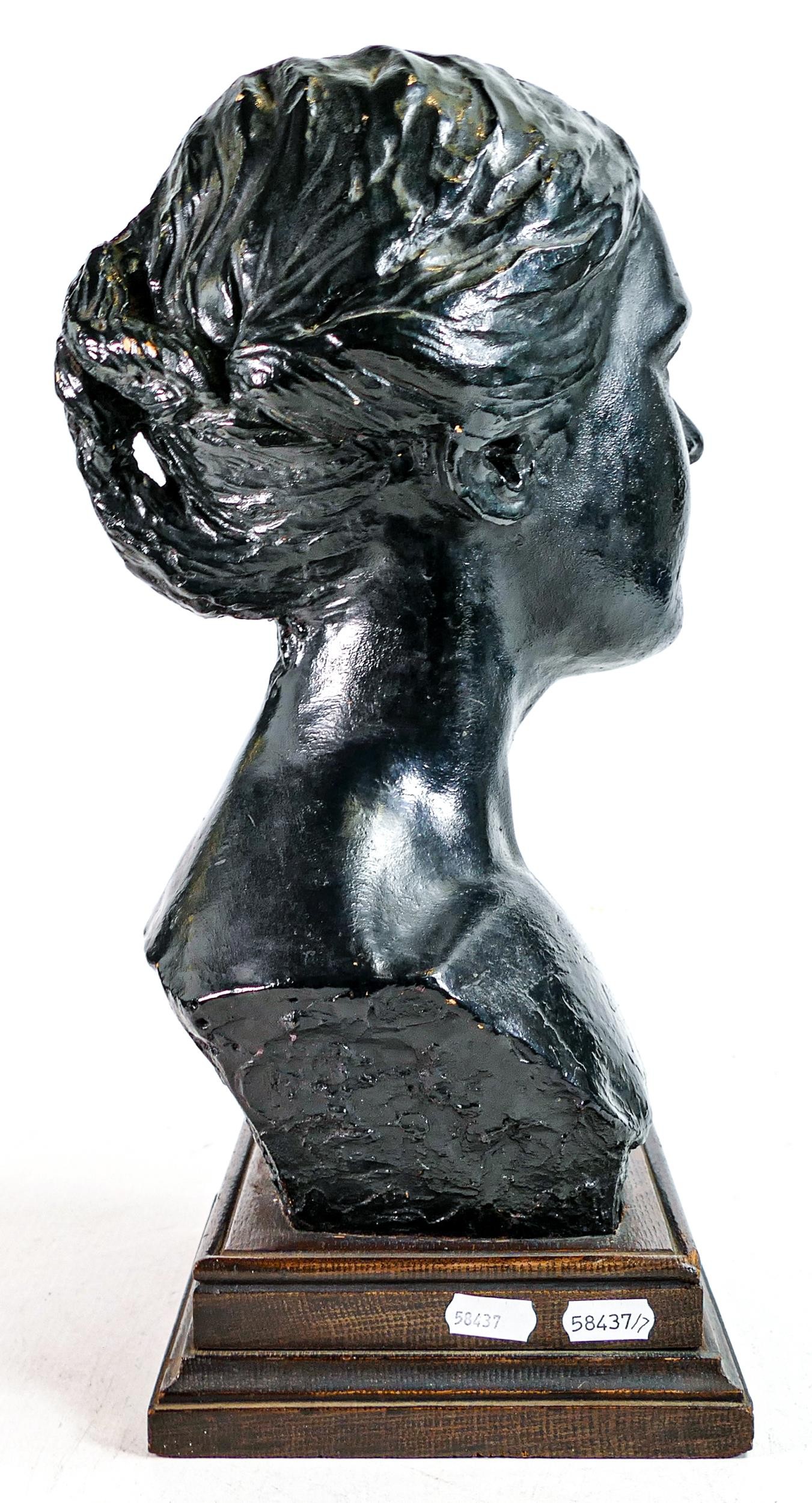 Large 20th century plaster bust, height 37cm - Image 2 of 4