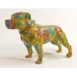 North Light large resin figure of a Staffordshire Bull Terrier, height 17cm. This was removed from