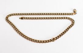 9ct gold Italian gents necklace, 12.2g.