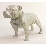North Light large resin figure of a Staffordshire Bull Terrier, height 21cm. This was removed from