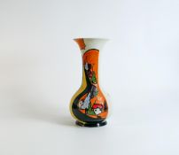 Lorna Bailey Maybank pattern large vase, limited edition, Old Ellgreave backstamp, height 29cm