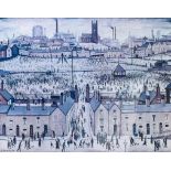 Laurence Stephen Lowry (1887-1976). Britain at Play, artist signed print, BCD blind stamp, 47cm x