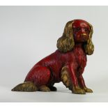 North Light large resin figure of a Spaniel, height 27cm. This was removed from the archives of