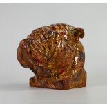 North Light large resin bust of an English Bulldog, height 14cm. This was removed from the