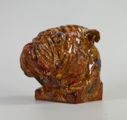 North Light large resin bust of an English Bulldog, height 14cm. This was removed from the