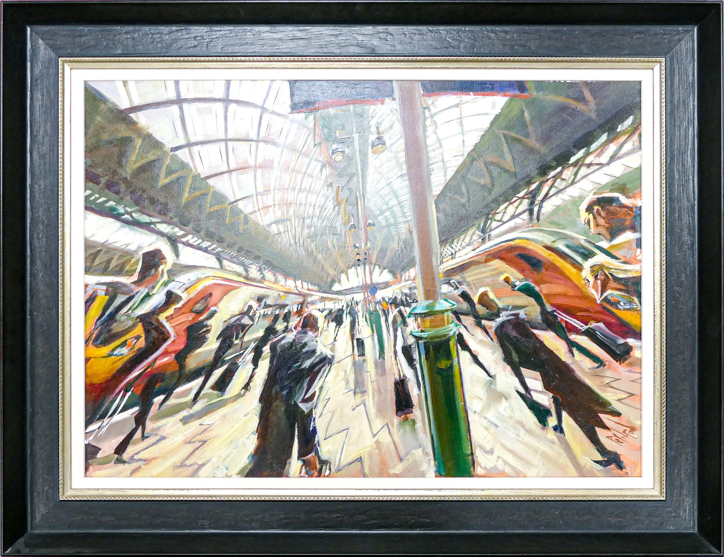 Rob Pointon (20th century British) oil on board Home Time, 48.5cm x 68.5cm - Image 2 of 4