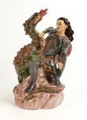 Pegyy Davies figure St George and the Dragon. Limited edition 107/350