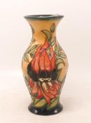 Moorcroft Sturt Desert Pea vase designed by Emma Bossons. Height 19.5cm, limited edition of 500.