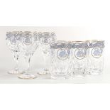De Lamerie Fine Bone China Rope & Tassel Patterned Tumblers & Wine Glasses , specially made high end
