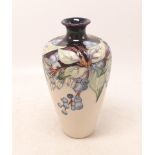 Moorcroft trial vase decorated with flowers,h.16.5cm, boxed.