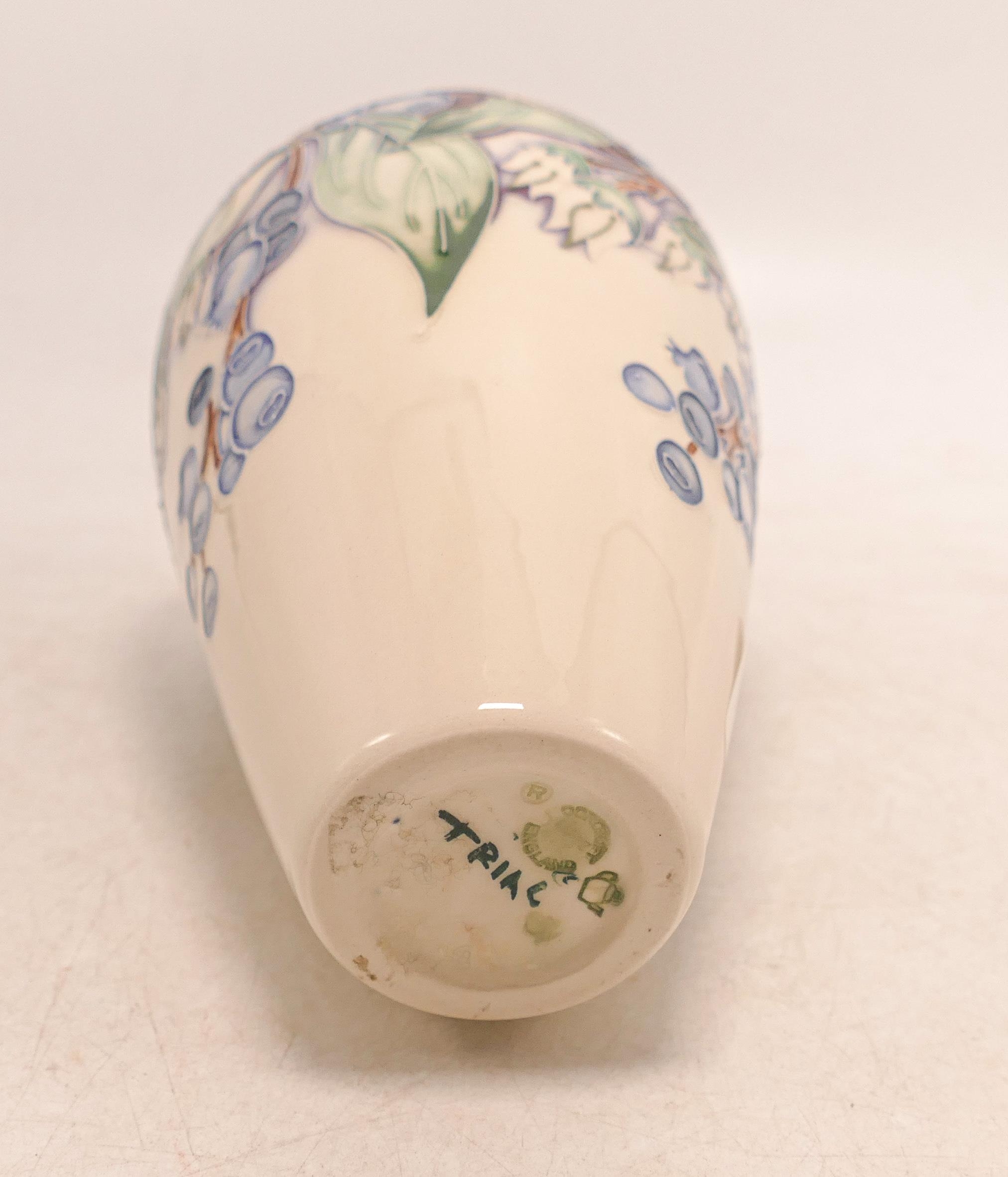 Moorcroft trial vase decorated with flowers,h.16.5cm, boxed. - Image 2 of 2