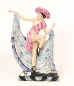 Kevin Francis / Peggy Davies Limited edition figure Mexican Dancer. over painted by vendor