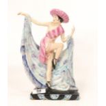 Kevin Francis / Peggy Davies Limited edition figure Mexican Dancer. over painted by vendor